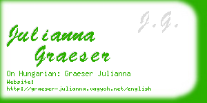 julianna graeser business card